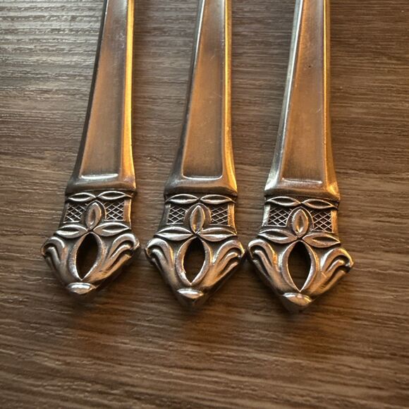 EKCO Eterna Padua Stainless Steel Flatware Forks Knives Spoons Lot Of 10 Japan - Picture 5 of 13